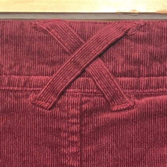 Brakeburn berry colored corduroy skirt size UK 10 - Picture 6 of 8